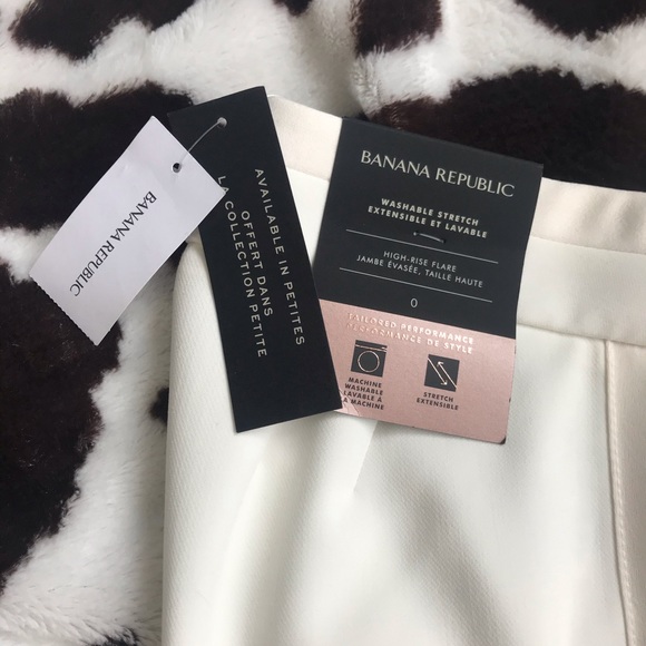 Banana Republic NWT White Suit Pants - Picture 2 of 9